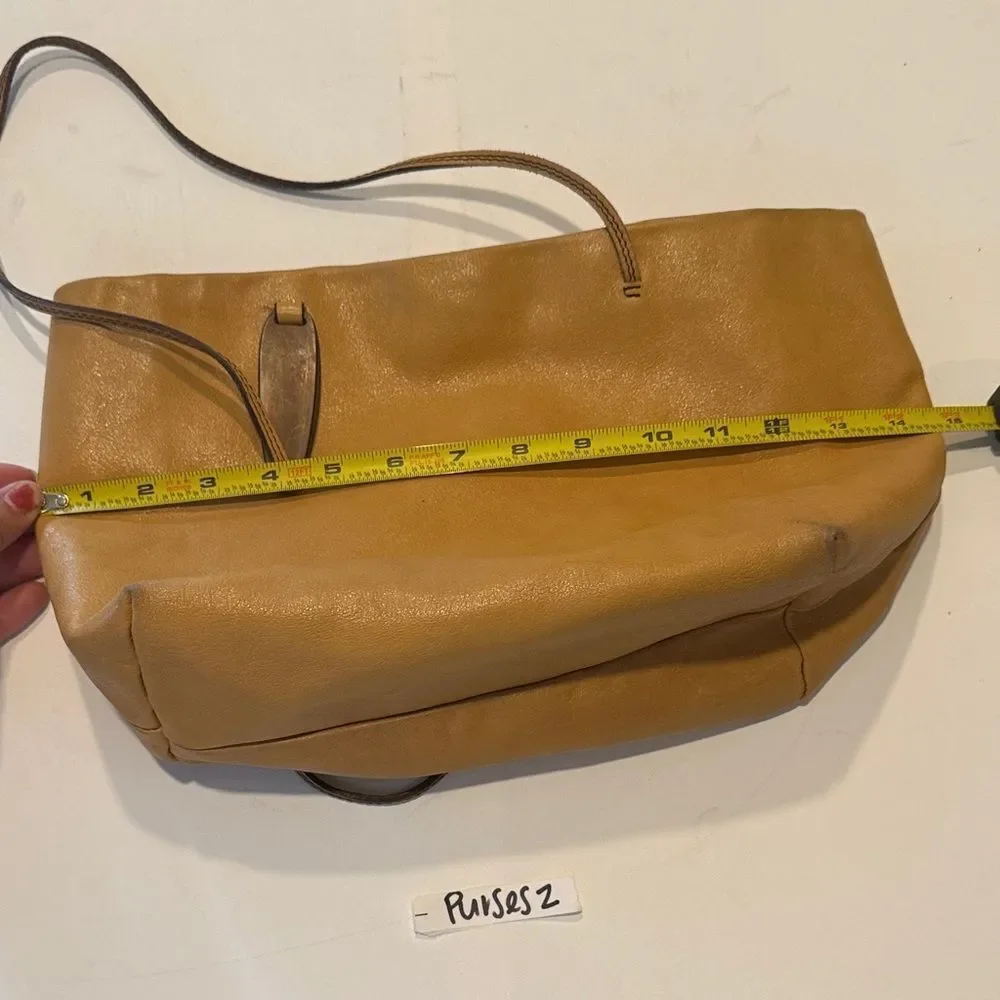 DKNY vintage Tan Leather Shoulder Bag